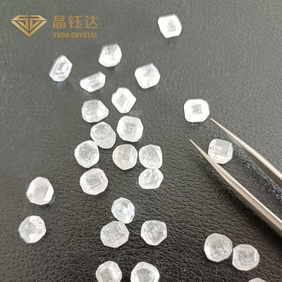 I diamanti artificiali non tagliati 1.0ct 2.0ct 3.0ct hanno lucidato il taglio brillante rotondo