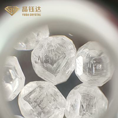 Diamante non tagliato ruvido di Hpht di colore bianco di piccola dimensione di Def sviluppato laboratorio sintetico