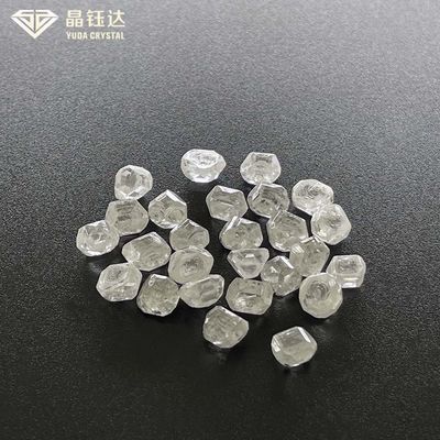 2 diamanti sviluppati laboratorio ruvido non tagliati di carati di carati 3 per 1 diamante di carati