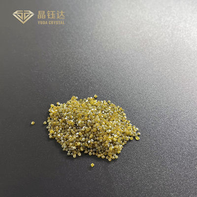 industriale monocristallino giallo dei diamanti di 2mm HPHT