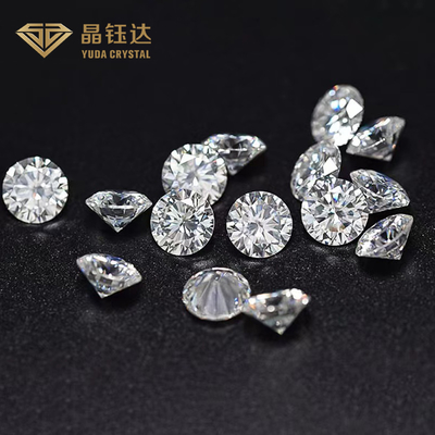 Il laboratorio sciolto lucidato di HPHT ha creato i diamanti per colore bianco dell'ornamento