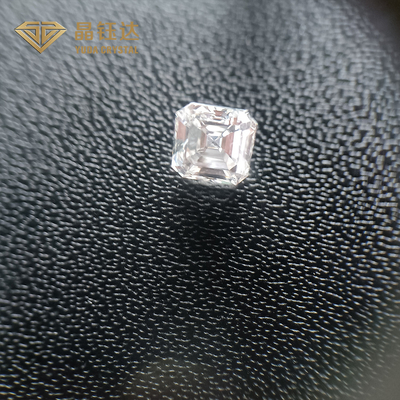 1.01Ct Asscher ha tagliato il colore del diamante sviluppato laboratorio D CONTRO chiarezza IGI di VVS ha certificato HPHT