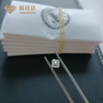 Laboratorio di lucidatura di diamanti creato dal taglio asscher VVS HPHT con certificazione IGI