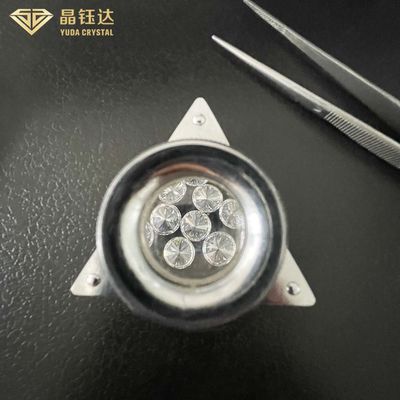 7.0ct 8.0ct HPHT Diamanti coltivati in laboratorio DEF rettangolare Colore per diamanti ovali