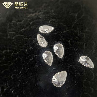 HPHT in forma di pera laboratorio creato diamante DEF VS