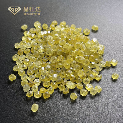 diamanti colorati sviluppati laboratorio giallo di 3mm HPHT 4mm per i diamanti della mischia di immaginazione