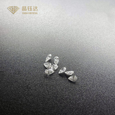 DEF VS SI HPHT Diamanti di laboratorio di taglio elegante 0,4ct 0,2ct Diamante di pera coltivato in laboratorio
