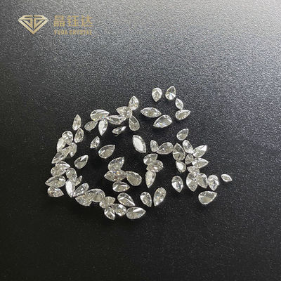 DEF VS SI HPHT Diamanti di laboratorio di taglio elegante 0,4ct 0,2ct Diamante di pera coltivato in laboratorio