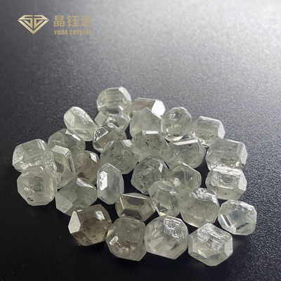 Sintetico di 5 - 6 dimensioni di carati un grande ha colorato il diamante giallo verdastro di Brown dei diamanti