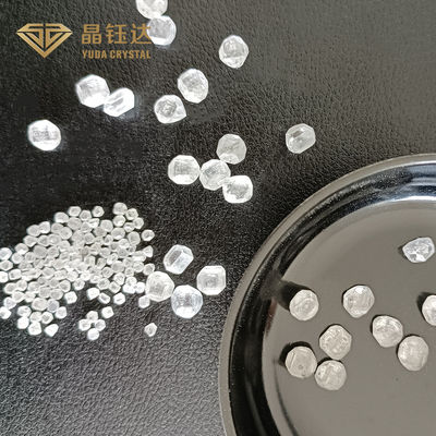 Diamante grezzo HPHT di alto grado senza taglio con trasparenza trasparente