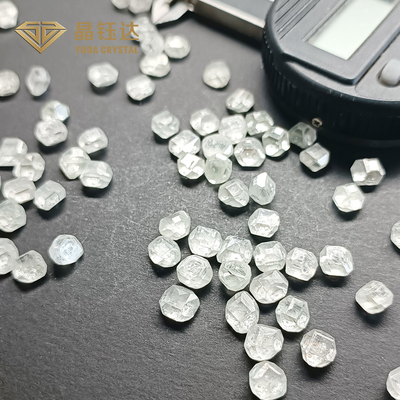 DEF rettangolare colore 8.0 9.0 carati HPHT diamanti grezzi per anello di fidanzamento