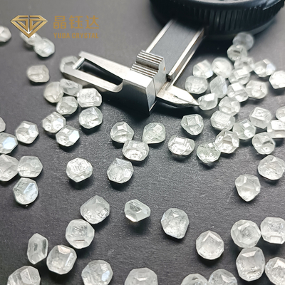 DEF rettangolare colore 8.0 9.0 carati HPHT diamanti grezzi per anello di fidanzamento