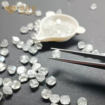 DEF rettangolare colore 8.0 9.0 carati HPHT diamanti grezzi per anello di fidanzamento