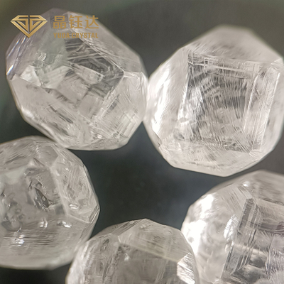 Rondo HPHT Diamanti grezzi 8.0ct Diamanti coltivati in laboratorio Bianco Colore VVS VS