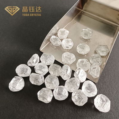 Rectangolare 7mm 9mm DEF Colore HPHT Diamante grezzo per anello