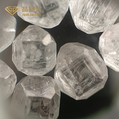 Quadrato Rotondo 10ct GH Colore VS Chiarezza HPHT Diamanti grezzi Per Gioielli