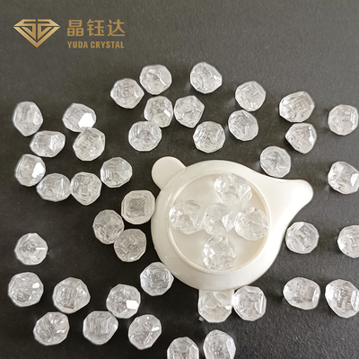 Rectangolare 7mm 9mm DEF Colore HPHT Diamante grezzo per anello