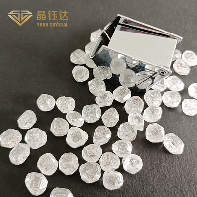 Yuda Crystal 1ct 16ct Diamante grezzo non tagliato HPHT Gioielli sintetici di diamanti