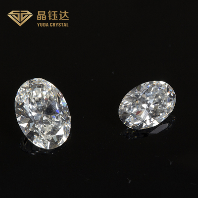 1.0 a 2.0ct HPHT Gia Diamante Laboratorio Cresciuto Bianco Forma Ovale Libera Taglio Raffinato