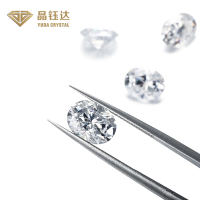 Diamanti di taglio ovale brillante HPHT IGI certificati in laboratorio per anelli di diamanti
