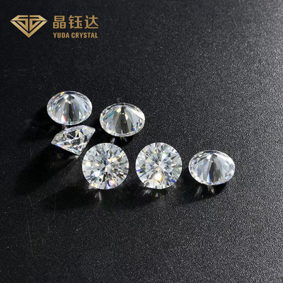 Diamante di 1 carato lucidato, coltivato in laboratorio, taglio rotondo e brillante, per gioielli